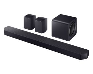 Samsung HW-Q990H/XU Black Q-Series 11.1.4 Ch Soundbar with Subwoofer & Rear Speakers