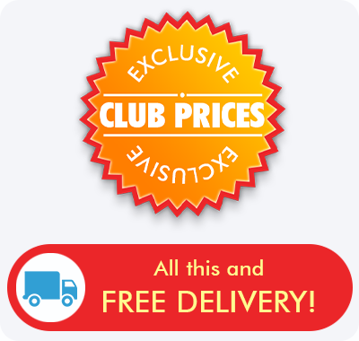Exclusive club prices and free delivery