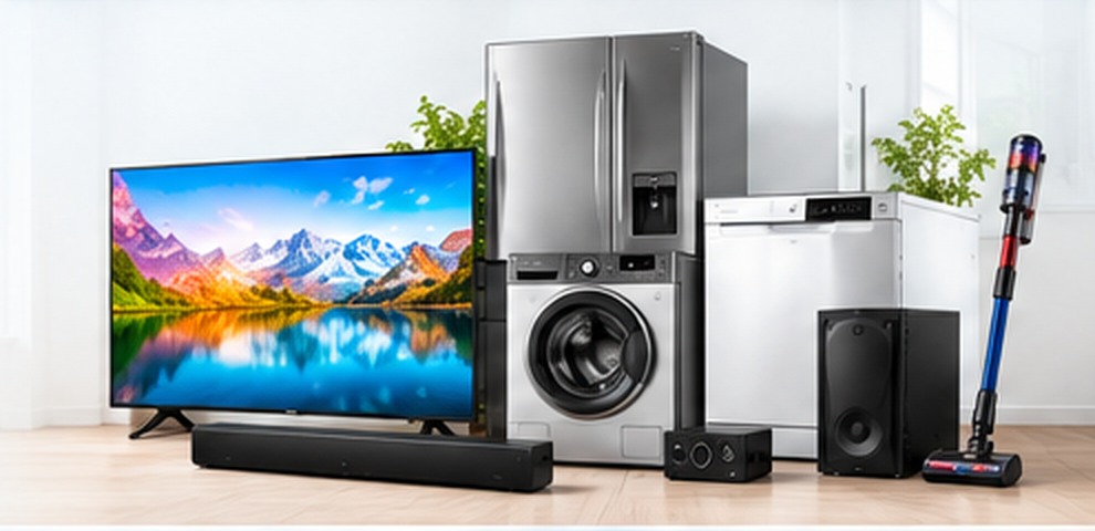 Television, home cinema equipment and large appliances