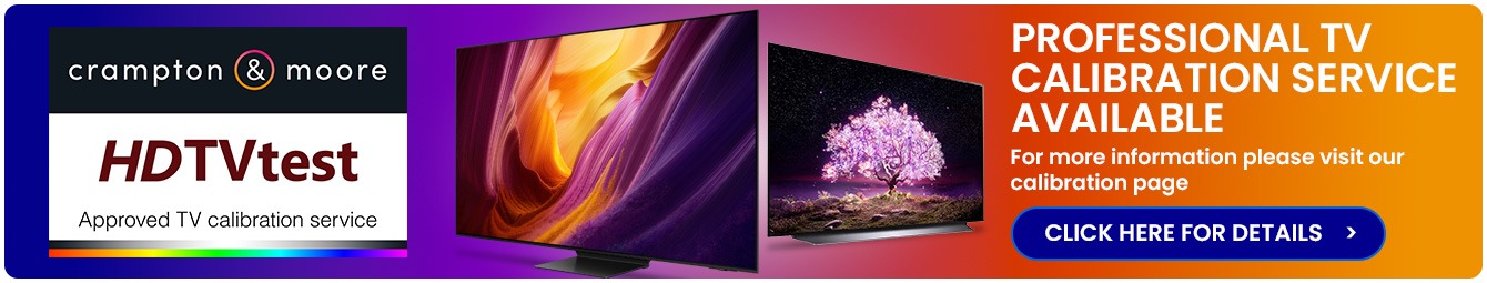 Professional TV calibration service promotion